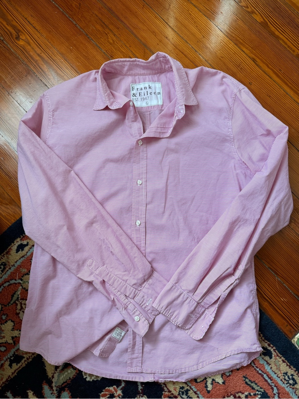 LOT OF 2: Frank & Eileen Long Sleeve Men’s Shirts - Picture 2 of 7